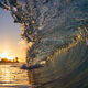 Golden Sunrise Sandy Beach