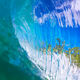 Glassy Wave Wall