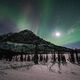 Moonset Aurora